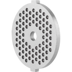 Mumusuki Alloy Meat Grinder Accessories, 5 Meat Grinder Plate Gastroback Meat Mincer Replacement Parts for Chopped Meat Mincer with Kitchen Accessories Perforated Disc for Meat Grinder