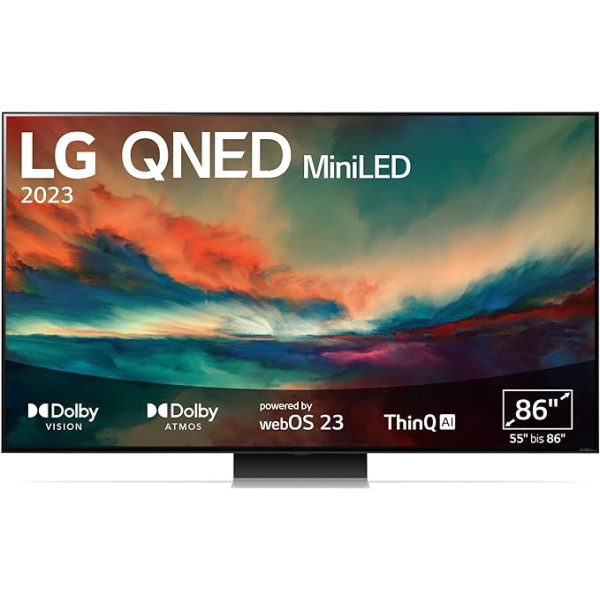 LG 86QNED866RE 218 cm (86 Inches) 4K QNED MiniLED TV (Active HDR, 120 Hz, Smart TV) [Model Year 2023]