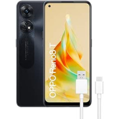 Oppo Reno8T Smartphone 8GB+128GB Camera with 100MP + 2MP Microscope Camera Android Battery 5000mAh Quick Charge 33W Black