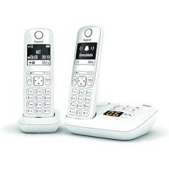 GIGASET Landline Telephone AS690 A Duo White