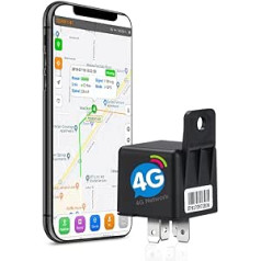 SinoTrack 4G GPS Tracker for Vehicles, ST-907L LTE Car Relay Mini GPS Tracker, Real Time Location Remote Control Cut Oil and Energy Device for Car Motorcycle Truck Taxi