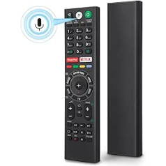 Voice Controlled Replacement Remote Control for Sony TV Remote for Sony TVs and Sony Bravia TVs for All Sony 4K UHD LED LCD HD Smart TVs
