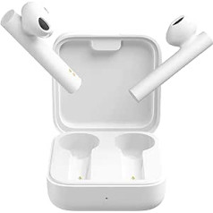 Xiaomi Mi True Wireless Earphones 2 Basic Wireless In-Ear Headphones (In-Ear Detection, 5 Hours Playback, single-ear mode, touch control, storage box with charging function), white