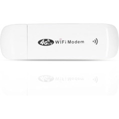 ciciglow 4G LTE USB Network Adapter WLAN Hotspot Router Modem Stick, Mini Network Adapter Share Up to 10 WLAN Users Compatible with Windows Android iOS