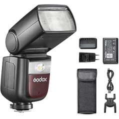 GODOX V860III-N Wireless i-TTL Speedlite Transmitter/Receiver Camera Flash Manual/Automatic Flash GN60 1/8000s HSS Wireless X System 2.4G Built-in Pilot Light Replacement for Nikon