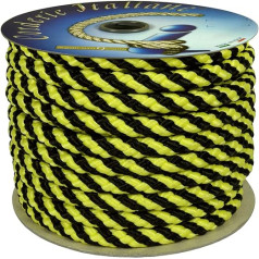 Corderie Italiane 6024675 – 00 Signage Braid, 10 mm-100 MT, gelb/schwarz, Farbe: bigiallo/Schwarz