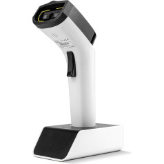 NETUM Wireless Hybrid RFID Imager, NFC HF RFID Tags Reader and 1D/2D QR Barcode Scan, Connection via Bluetooth for Retail Hospital System DS8100