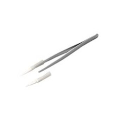 Neolab 1235 Interchangeable, Ceramic Tip Tweezer, 130 mm Long Straight Superfine