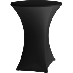 Apaļš ēdināšanas galdauts Simpozijs dia. 70 cm - melns