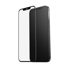 2.5D pilnekrāna spēļu rūdīts stikls iPhone 12 mini Knight Series melns