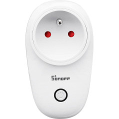 Smart spraudnis WiFi vadāma ligzda Sonoff S26R2ZBTPE-FR - balta