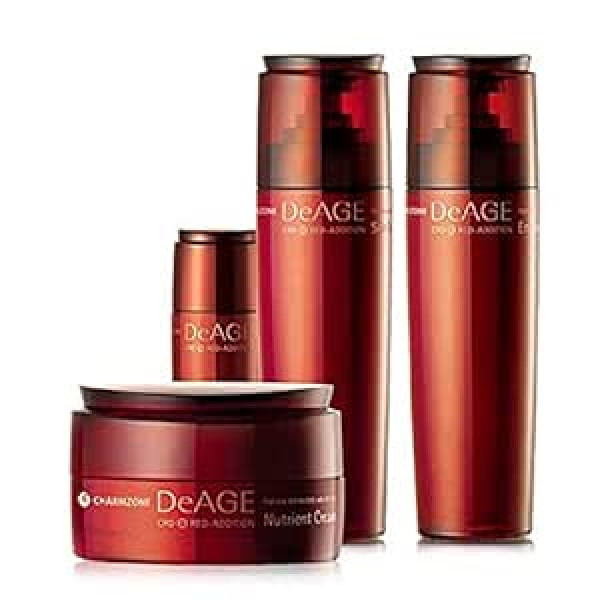 Charmzone DeAGE CRD Red-Addition 3 Child Set: Toner, Emulsion, Cream, (Bonus) Essence