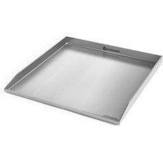 BURNHARD Plancha Stainless Steel Grill Plate for Fred Series Gas Grill Dishwasher Safe - 41.5 x 40 x 3.5 cm