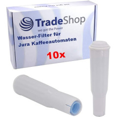 Trade-Shop 10x Water Filter for Jura Impressa X5 X7 X9 X7-C X7-S X30 X70 X90 X95 XF50 XF70 XS9 Classic XS90 / One Touch XS95 / One Touch