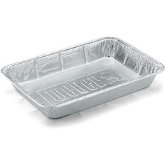 Weber 6416 aluminum drip trays, large, 28 x 18 x 5 cm, 10 pieces, disposable trays