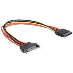 Sata extension cable m/f 15pin 30cm