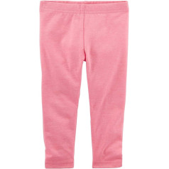 Carter's Baby Girls' Capri Leggings, 9 Months Pink