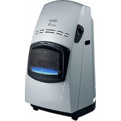 Delonghi VBF Gas Heater Blueflame (For Rooms up to Max. 125 m³) Silver