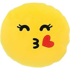 Sumex Emoji Smile Heart Cushion for Car or Home, Comfortable and Soft Pair