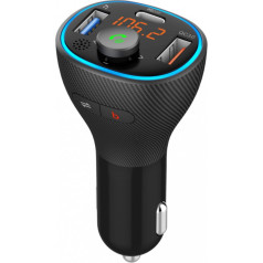 Car fm mp3 transmitter with bt function, usb lcd fm-73 qc3.0