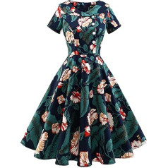 Wedtrend Cocktail Dress Women's Rockabilly Dresses Women's Festive Evening Dress Short Vintage Dresses Women's 50s