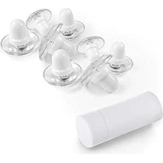 PinionPins Clear Magnetic Duvet Clips with Magnetic Key for Easy Removal Pack of 16 Duvet Fasteners that Lock Securely and Holds Up to 10 lbs