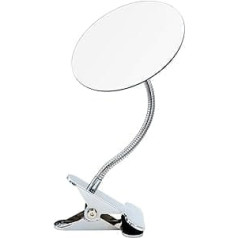 RIDDER Kasper Make-Up Mirror with 5x Magnification Flexible Modern Functional Approx. 15 x 39 cm Chrome