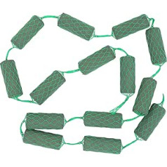 CLISPEED Flower Wet Foam Garland for Fresh Flower Sausage Shape Flower Sponge Blocks Water Absorption Flower Holder Arch Door Cylinder Net for Wedding Decoration Arch Green Green