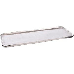 Brandsseller Serving Tray Approx. 60 x 22 cm Rectangular Aluminium Decorative Plate Decorative Bowl Decorative Tray