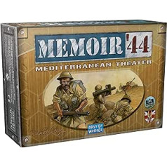 Days of Wonder , Memoir '44 Mediterranean Theatre Expansion , Board Game , Ages 8+ , 2 Players , 30-60 Minutes Playing Time
