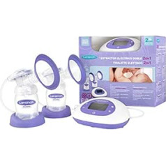 Lansinoh 53065 2-in-1 electric double breast pump including NaturalWave teat