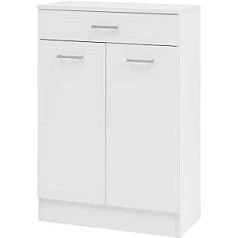 Schildmeyer Lorenz 142098 Side Cupboard Pearl White 59.8 x 32.0 x 92.1 cm