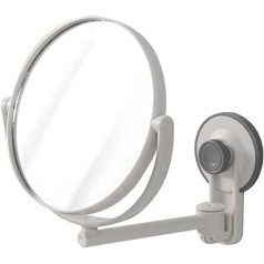 IKAAR Cosmetic Mirror Wall Mirror Bathroom Mirror Magnification Makeup Mirror 360° Swivelling Foldable Shaving Mirror for Bathroom, Cosmetic Studio, Spa and Hotel