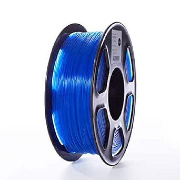 TOPZEAL 3D Printer Filament PLA Filament Transparent Series 1.75mm Accuracy +/- 0.05 mm 1 kg Spool for 3D Printer and 3D Pen