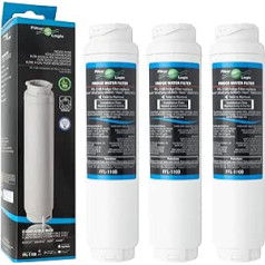 FilterLogic FFL-110B | 3 x Water Filter Compatible with Siemens Bosch Neff UltraClarity 11034151 KSZ50UC0 11028820 11028825 00740560 Fridge Side-by-side Water Filter Ultra Clarity Filter Cartridge