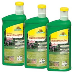 3 x 1 Litre Neudorff Finalsan Lawn Moss Free