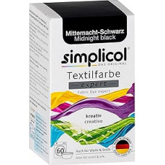 Simplicol Expert Textile Dye for Creative and Easy Dyeing - 18 Colours - Washing Machine & Manual Dyeing