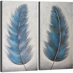 Wieco Art AB2130-4080 Abstract Modern Canvas Wall Art Picture for Living Room Bedroom Wall Decoration