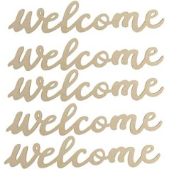 STOBOK 5 x Wooden Sign 