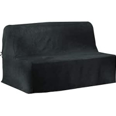 Sofa Bed Slipcover Folding Sofa Cover Bz 140.190/200 x 200 cm Black