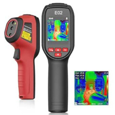 HIKMICRO Thermal Imaging Camera E02, 96 x 96 IR Resolution, Portable Compact Infrared Thermal Imaging Camera with Laser Pointer, 20Hz Refresh Rate, 8 Hours Battery Life, Temperature Range -20°C ~