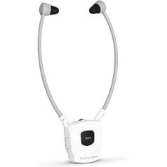TechniSat STEREOMAN ISI 2 Headphones V2 (2nd Headphones, Wireless Stereo Wireless Headphones Including Battery, without Tansmitter, Only Suitable for STEREOMAN ISI 2 - V2) White