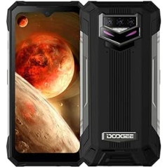 DOOGEE S89 Android 12 Outdoor Smartphone without Contract, 12000 mAh Battery, Helio P90 8GB + 128GB, 48MP Triple Camera (20MP IR Night Vision), IP68 Robust Mobile Phone, 6.3 Inch FHD+, Wireless