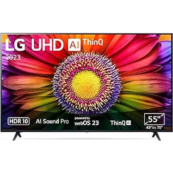 LG 55UR80006LJ 140 cm (55 Inch) UHD TV (Active HDR, 60 Hz, Smart TV) [Model Year 2023]