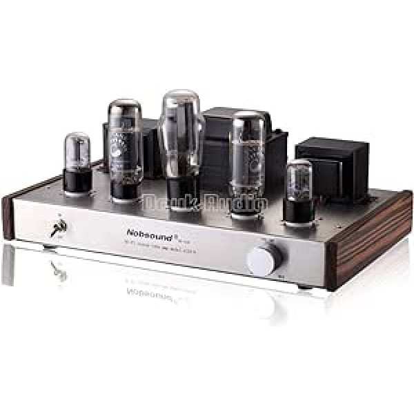 Nobsound® Douk Audio HiFi EL34 Valve Tube Amplifier, Classic 2.0 Channel Stereo Single-Ended Class A Tube Amplifier, Power Amplifier 12W x 2