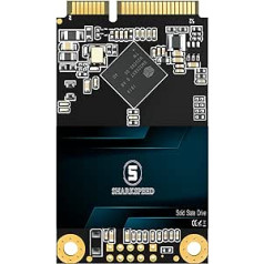 SHARKSPEED mSATA SSD 128GB Mini SATA 3 (6Gb/s) TLC 3D NAND SSD Hard Drive Internal Solid State Drive for Notebooks, Desktop PC (128GB, mSATA)