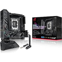 ASUS ROG Strix Z790-I Gaming WiFi Motherboard Socket Intel LGA1700 (mini-ITX, DDR5 Memory, 2x M.2, PCIe 5.0, WiFi 6E, Thunderbolt 4, ROG Strix Hive)