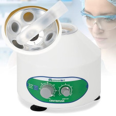 Mxmoonant Centrifuge Machine 20 ml X6, 0-4000 rpm / 1790 x G, 0-60 min Electric Table Centrifuges for Scientific Research at Laboratory Schools (MX-8 EU Plug)