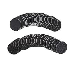 ‎Horoper Replacement Sandpaper Discs, Foot File Sandpaper Disc, Interchangeable Sanding Pads, 60 Pieces Foot Sandpaper Disc Pad for Electric Foot File, Pedicure Tool, Callus Remover