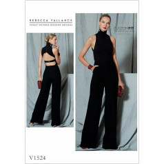 Vogue Patterns 1524 A5 Sewing Pattern Overall Sewing Pattern, Multi-Colour, Sizes 6-14